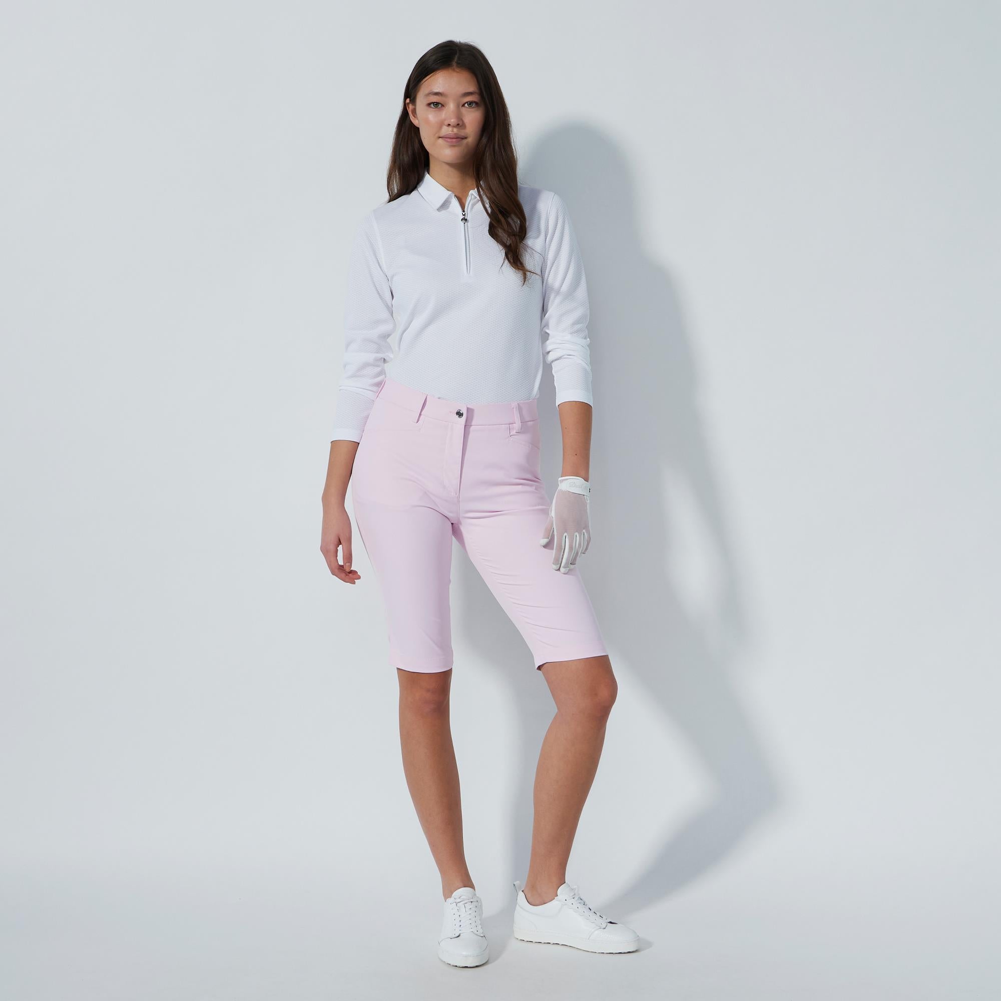 Daily Sports Lyric V2 Ladies Golf Bermuda Shorts Pink 60CM